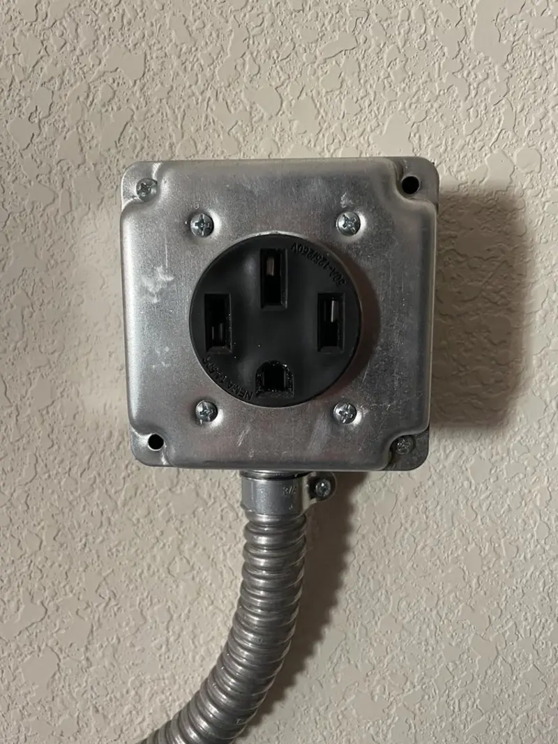 NEMA 14-50 outlet installed for Electrical Panel Upgrade in Gladstone